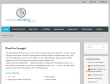 Tablet Screenshot of fulltimebettingblog.com